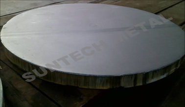 Çin Gr.12 / 516 Gr.70N Titanium Clad Plate Tubesheet for Anti-pitting Corrosion Tedarikçi