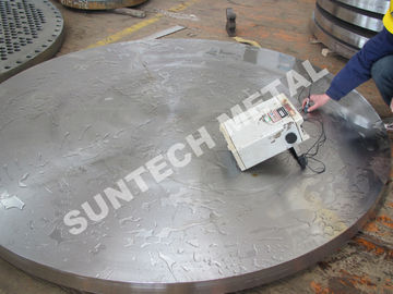 Çin N06600 Inconel 600 / SA266 Nickel Alloy Clad Plate Tubesheet for Condenser Tedarikçi
