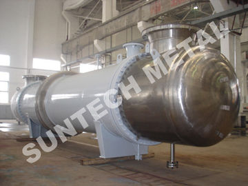 Çin Shell Tube Condenser for PTA , Chemical Process Equipment of Titanium Gr.2 Cooler Tedarikçi