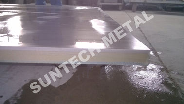 Çin SB265 Gr.1 / 516 Gr.70N Titanium Clad Plate for Heat Exchanger Tubesheets Fabrika