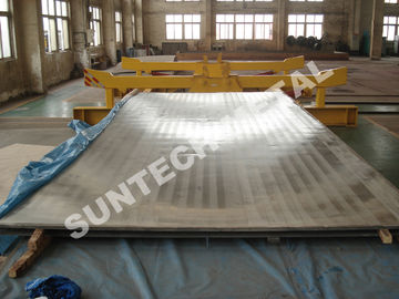 Çin Austeninic Stainless Steel 316L 31603 / 516 Gr.70 Square Clad Plate for Column Fabrika