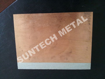Çin C1020 / A1050 Aluminum Copper Clad Plate , Explosion Cladded Plate Fabrika